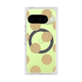 プレミアムスクエアケース with Pixelsnap［ シンプルドット - Beige ］