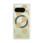 プレミアムスクエアケース with Pixelsnap［ シンプルドット - Beige ］