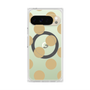 プレミアムスクエアケース with Pixelsnap［ シンプルドット - Beige ］
