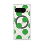 プレミアムスクエアケース with Pixelsnap［ シンプルドット - Green ］