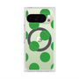 プレミアムスクエアケース with Pixelsnap［ シンプルドット - Green ］