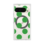 プレミアムスクエアケース with Pixelsnap［ シンプルドット - Green ］
