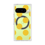プレミアムスクエアケース with Pixelsnap［ シンプルドット - Yellow ］