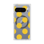 プレミアムスクエアケース with Pixelsnap［ シンプルドット - Yellow ］
