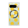 プレミアムスクエアケース with Pixelsnap［ シンプルドット - Yellow ］