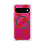 プレミアムスクエアケース with Pixelsnap［ シンプルドット - Red ］
