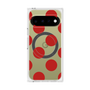 プレミアムスクエアケース with Pixelsnap［ シンプルドット - Red ］