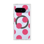 プレミアムスクエアケース with Pixelsnap［ シンプルドット - Pink ］