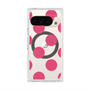 プレミアムスクエアケース with Pixelsnap［ シンプルドット - Pink ］