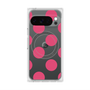 プレミアムスクエアケース with Pixelsnap［ シンプルドット - Pink ］