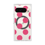 プレミアムスクエアケース with Pixelsnap［ シンプルドット - Pink ］