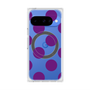 プレミアムスクエアケース with Pixelsnap［ シンプルドット - Purple ］