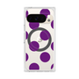 プレミアムスクエアケース with Pixelsnap［ シンプルドット - Purple ］