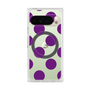 プレミアムスクエアケース with Pixelsnap［ シンプルドット - Purple ］