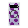 プレミアムスクエアケース with Pixelsnap［ シンプルドット - Purple ］