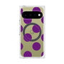 プレミアムスクエアケース with Pixelsnap［ シンプルドット - Purple ］