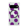 プレミアムスクエアケース with Pixelsnap［ シンプルドット - Purple ］