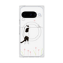 プレミアムスクエアケース with Pixelsnap［ 夢中に覗く三毛ねこ ］