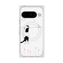 プレミアムスクエアケース with Pixelsnap［ 夢中に覗く三毛ねこ ］