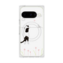 プレミアムスクエアケース with Pixelsnap［ 夢中に覗く三毛ねこ ］