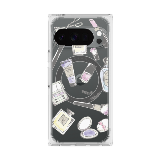 プレミアムスクエアケース with Pixelsnap［ コスメHOLiC ］