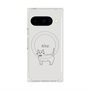 プレミアムスクエアケース with Pixelsnap［ 蝶ネクタイねこ - White ］