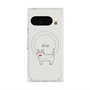 プレミアムスクエアケース with Pixelsnap［ 蝶ネクタイねこ - White ］
