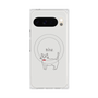 プレミアムスクエアケース with Pixelsnap［ 蝶ネクタイねこ - White ］