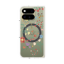プレミアムスクエアケース with Pixelsnap［ キュートな花柄 ］