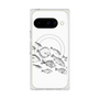 プレミアムスクエアケース with Pixelsnap［ Coexist No.2 - White ］