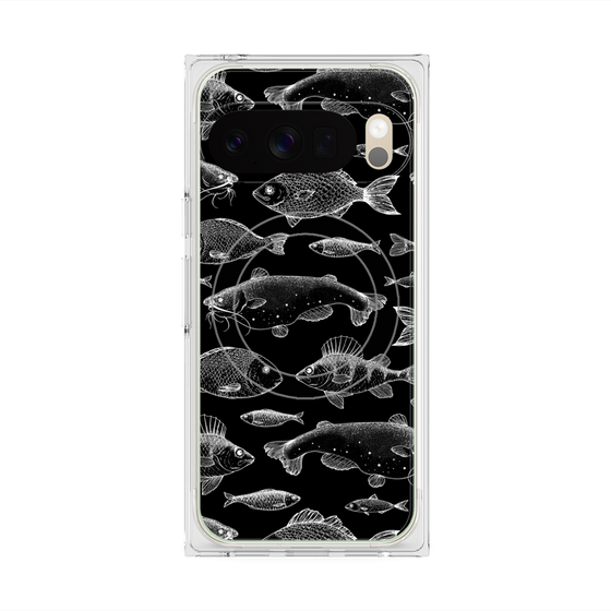 プレミアムスクエアケース with Pixelsnap［ Coexist No.3 - Black ］