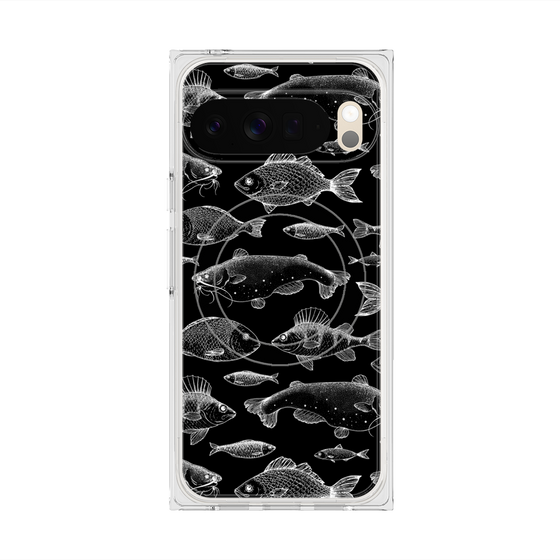プレミアムスクエアケース with Pixelsnap［ Coexist No.3 - Black ］
