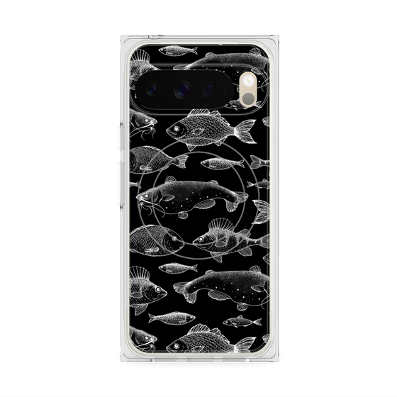 プレミアムスクエアケース with Pixelsnap［ Coexist No.3 - Black ］