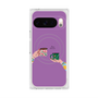 プレミアムスクエアケース with Pixelsnap［ Teatime - Purple ］