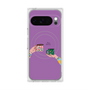 プレミアムスクエアケース with Pixelsnap［ Teatime - Purple ］