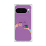 プレミアムスクエアケース with Pixelsnap［ Teatime - Purple ］