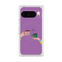 プレミアムスクエアケース with Pixelsnap［ Teatime - Purple ］