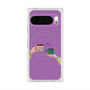 プレミアムスクエアケース with Pixelsnap［ Teatime - Purple ］