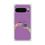 プレミアムスクエアケース with Pixelsnap［ Teatime - Purple ］