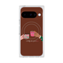 プレミアムスクエアケース with Pixelsnap［ Teatime - Brown ］
