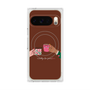 プレミアムスクエアケース with Pixelsnap［ Teatime - Brown ］