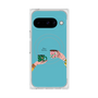 プレミアムスクエアケース with Pixelsnap［ Teatime - Blue ］