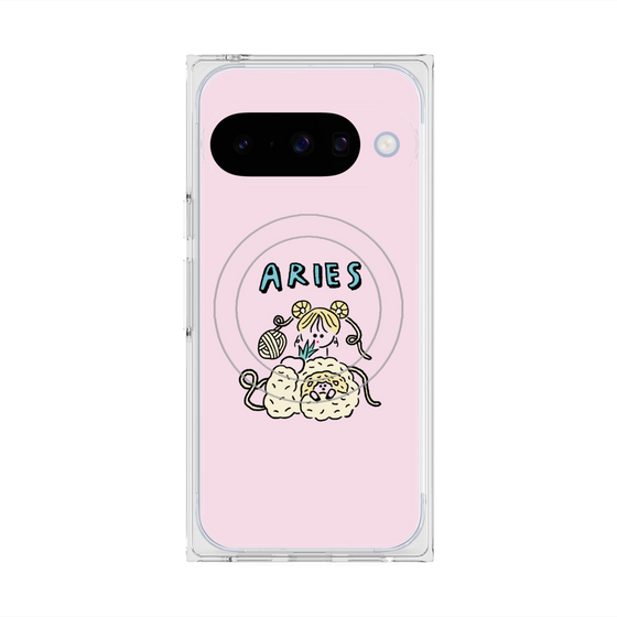 プレミアムスクエアケース with Pixelsnap［ Aries ］