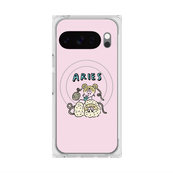 プレミアムスクエアケース with Pixelsnap［ Aries ］