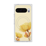 プレミアムスクエアケース with Pixelsnap［ Natural Flower - Yellow ］