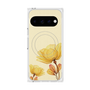 プレミアムスクエアケース with Pixelsnap［ Natural Flower - Yellow ］
