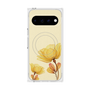 プレミアムスクエアケース with Pixelsnap［ Natural Flower - Yellow ］
