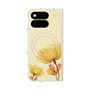 プレミアムスクエアケース with Pixelsnap［ Natural Flower - Yellow ］