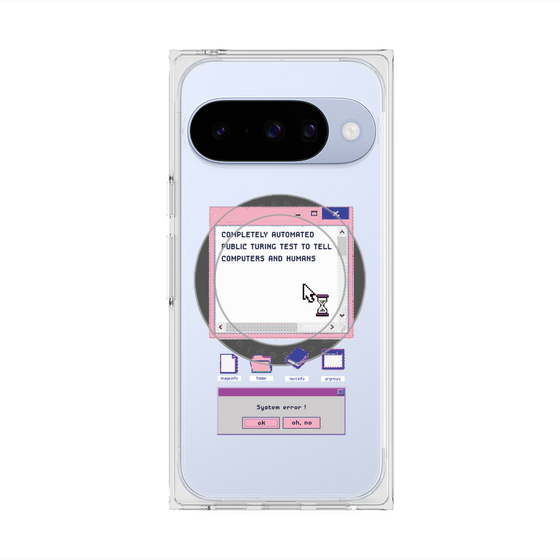 プレミアムスクエアケース with Pixelsnap［ System error! ］