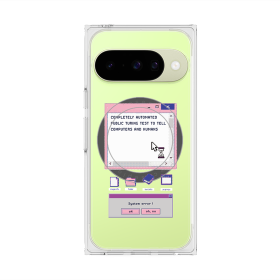 プレミアムスクエアケース with Pixelsnap［ System error! ］